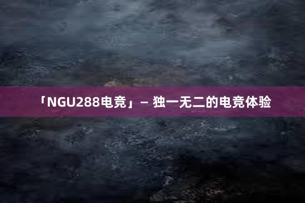 「NGU288电竞」— 独一无二的电竞体验