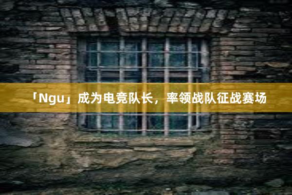 「Ngu」成为电竞队长，率领战队征战赛场