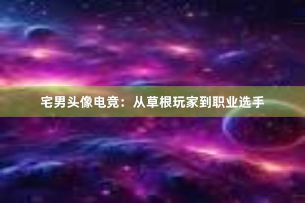 宅男头像电竞：从草根玩家到职业选手